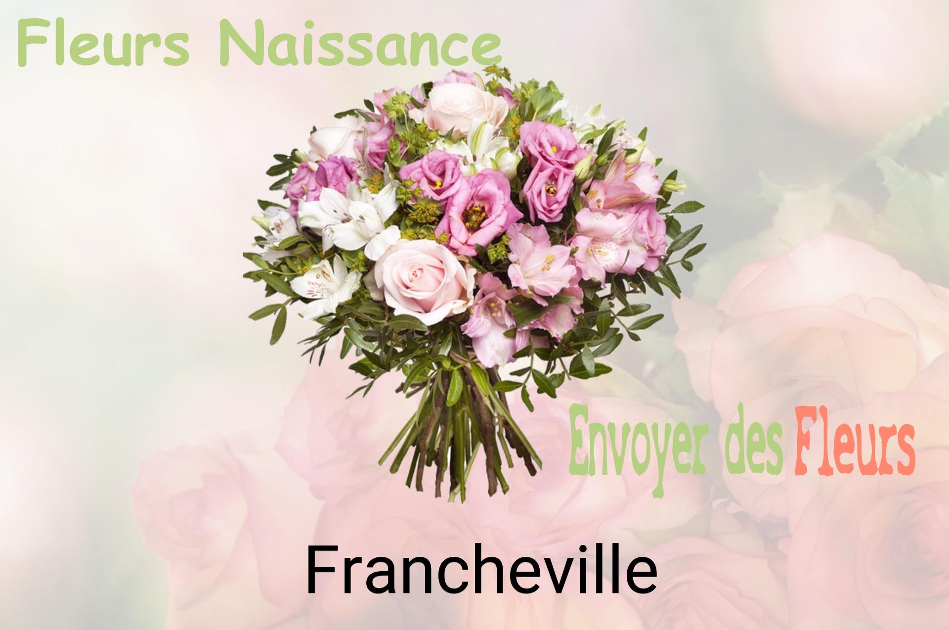 Bouquet de fleurs de naissance livré à Francheville
